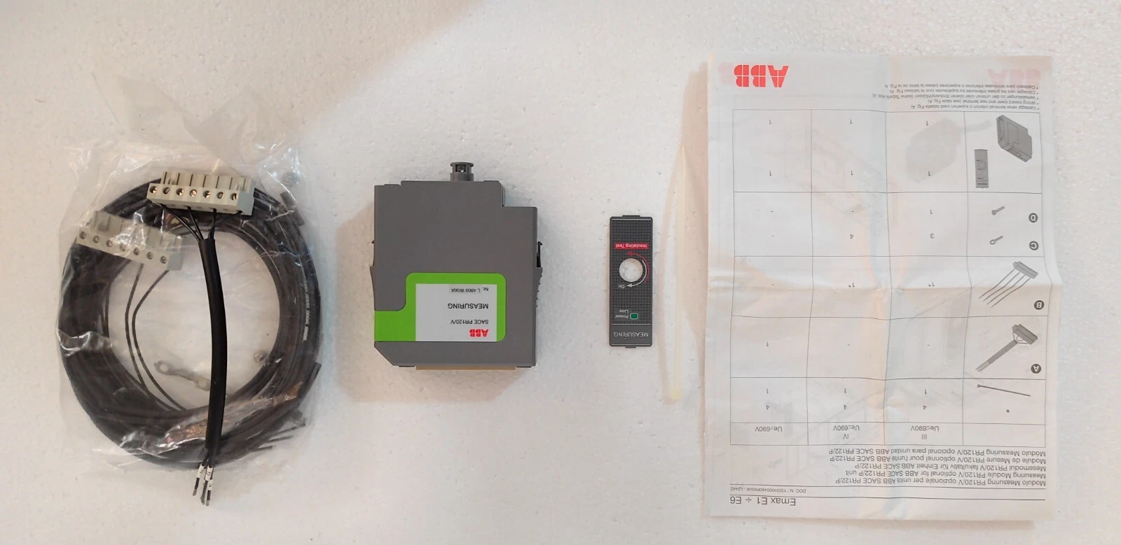 ABB SACE PR120/V MEASURING MODULE 1SDA058252R1 *New*